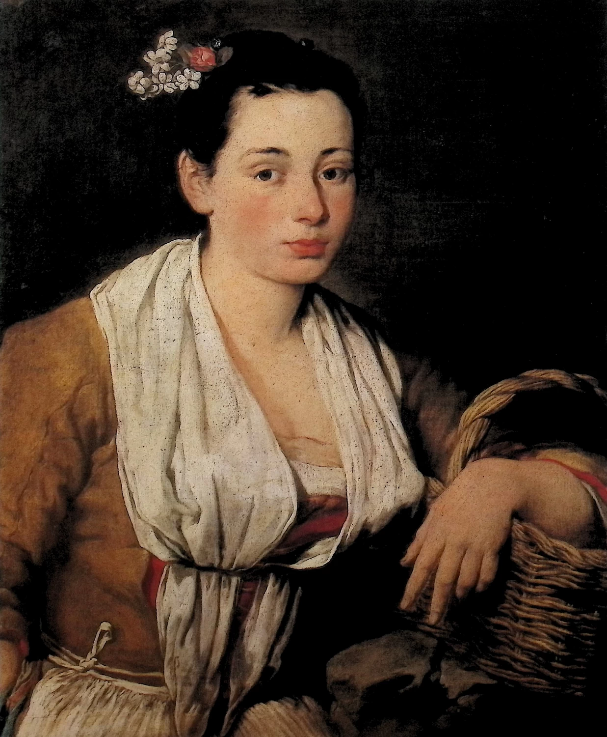 Giacomo Ceruti, il Pitocchetto - 113, Ragazza con canestro